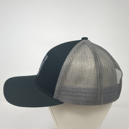 McMillen Jacobs Associates Snapback Trucker Hat Black One Size Mesh Back