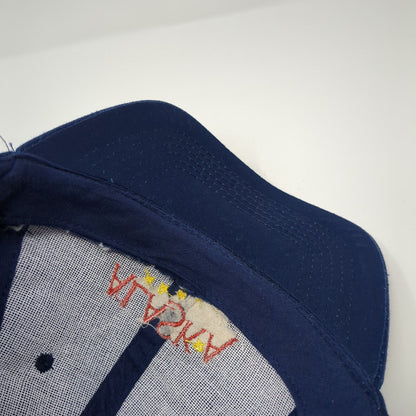 ALASKA Snapback Hat Blue One Size Adjustable Embroidered Patriotic Shirt & Co.