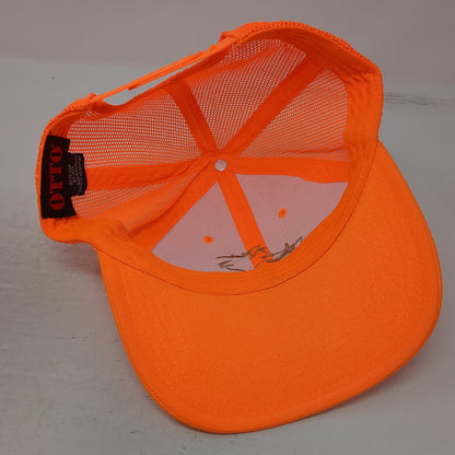 OTTO Trucker Hat Orange One Size Southern Yell Hog Wild Boar Mesh Snapback