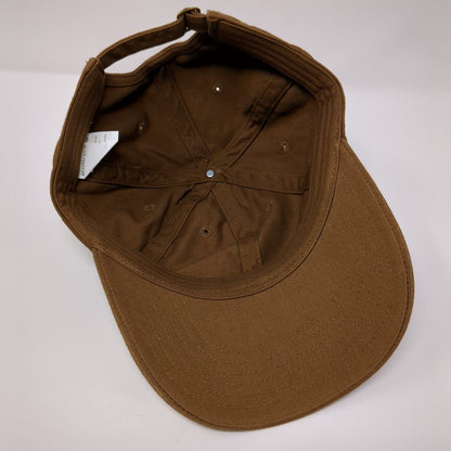 Econscious Slideback Hat Brown OSFA Adjustable Solid Blank 6 Panel