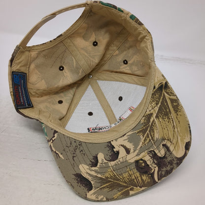 Quality Go USA Snapback Hat Green One Size Les Schwab Tires Camo Logo Outdoor