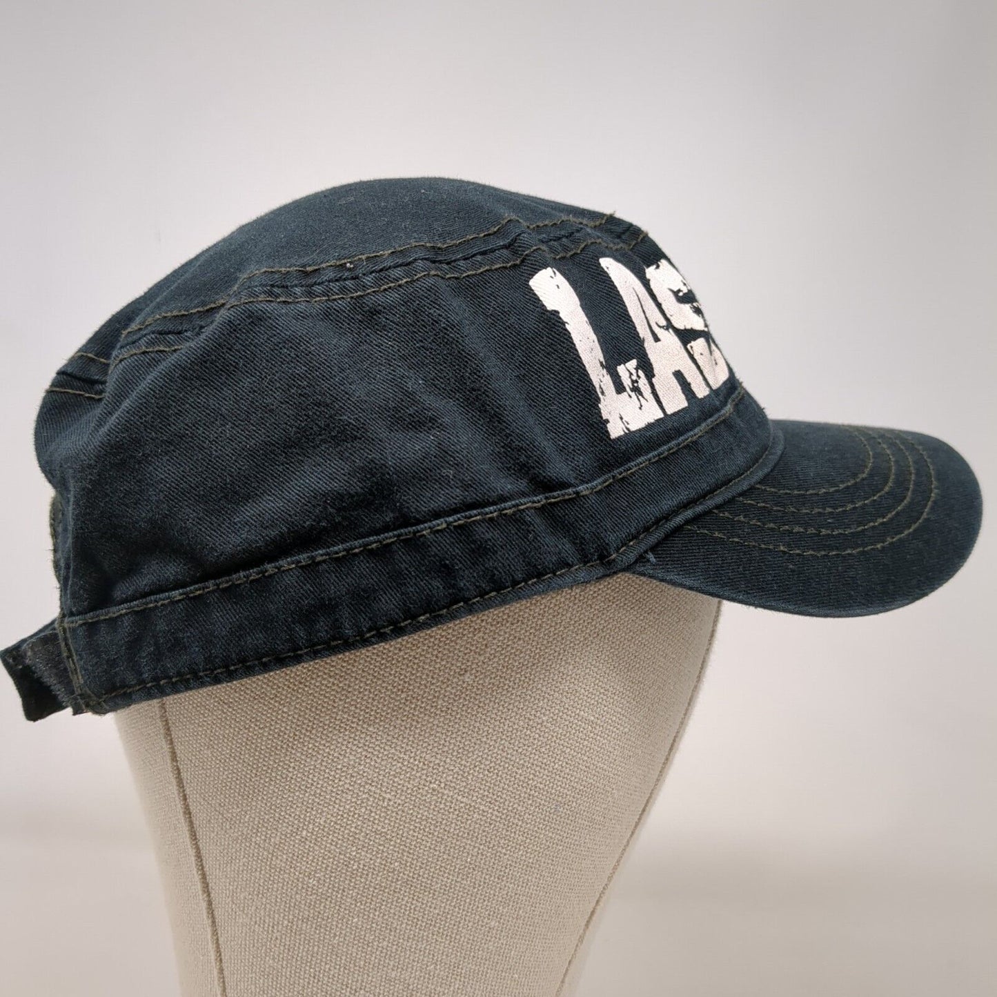 The City of Las Vegas Strapback Cadet Army Cap Black OS Adjustable Robin Ruth