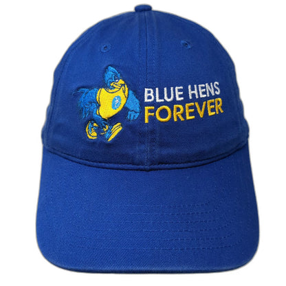 Delaware Blue Hens NCAA econscious One Size Cap Organic Cotton Mascot Logo White