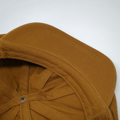Botvela Newsboy Cap Brown 7 1/8 Cotton Twill 8 Panel Flat Cabbie Gatsby Hat