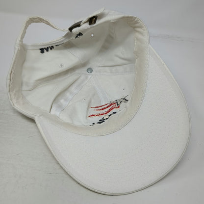 Stars & Stripes San Diego Hat White One Size Baseball Cap Blue Red Slideback