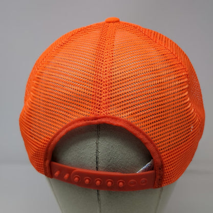 SKM Trucker Hat Orange One Size NRA Whittington Center Alaska Wilderness Hunt