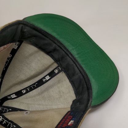 New Era MLB New York Yankees Snapback Hat Tan Size M-L Faded Distressed