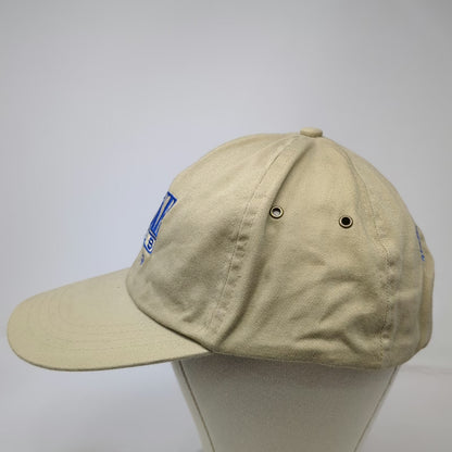Cotton Deluxe Caps Spike Club Baseball Cap Beige OS Slideback Hat 1999 Vintage