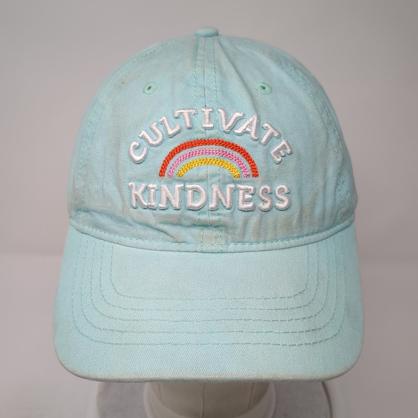 Cultivate Kindness Slideback Hat Green One Size Adjustable Embroidered