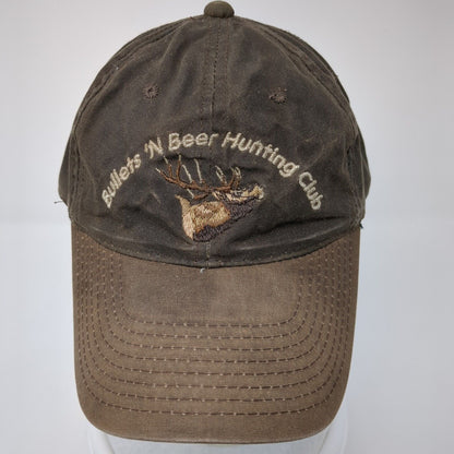 Bullets 'N Beer Hunting Club Slideback Hat Brown One Size San Martin