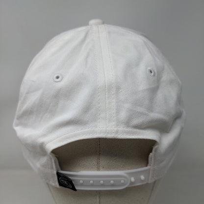 Salt Life Snapback Hat White OSFM Embroidered Solid Live Salty 6 Panel