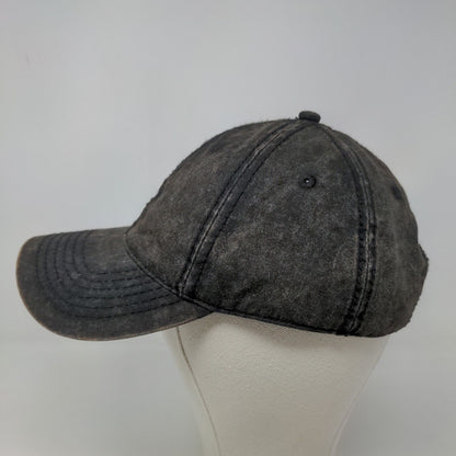 Royal Resortwear Men's Strapback Hat Black Adjustable 100% Cotton