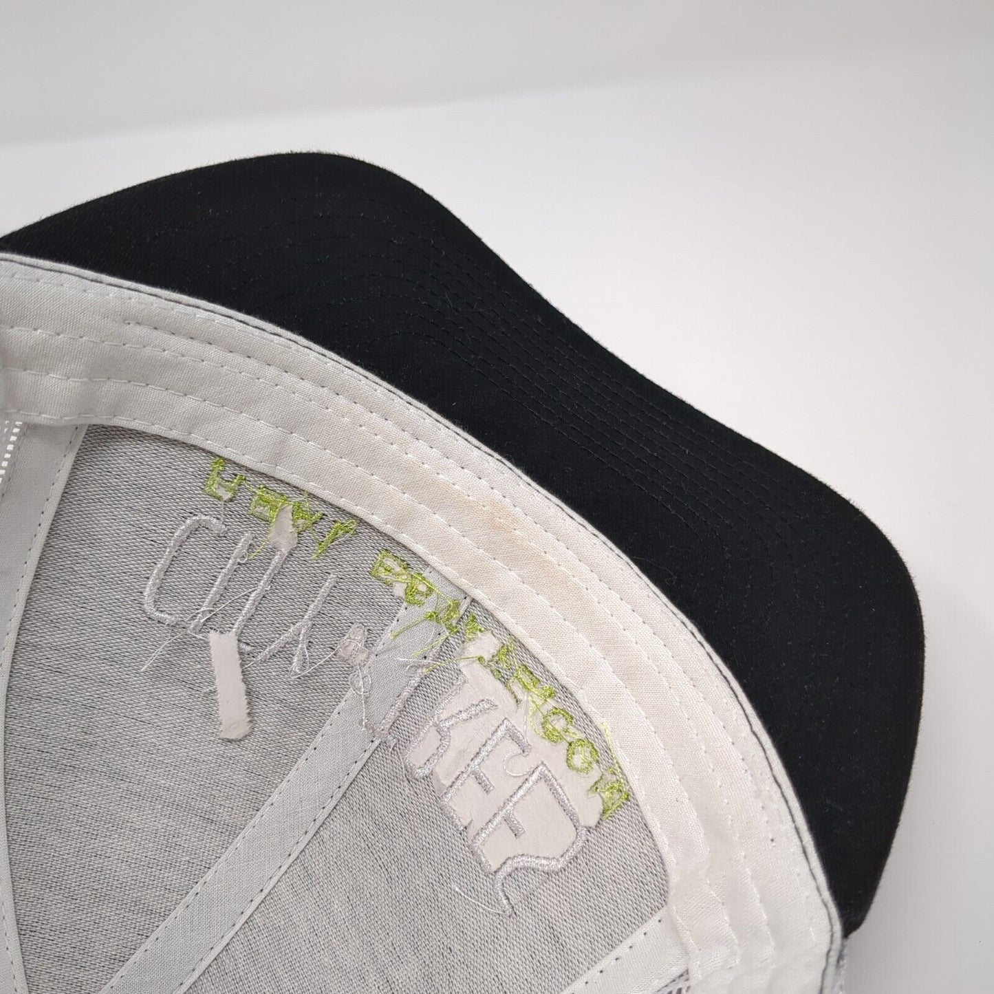 City of Trees Real Estate Snapback Trucker Hat Black One Size Mesh Back