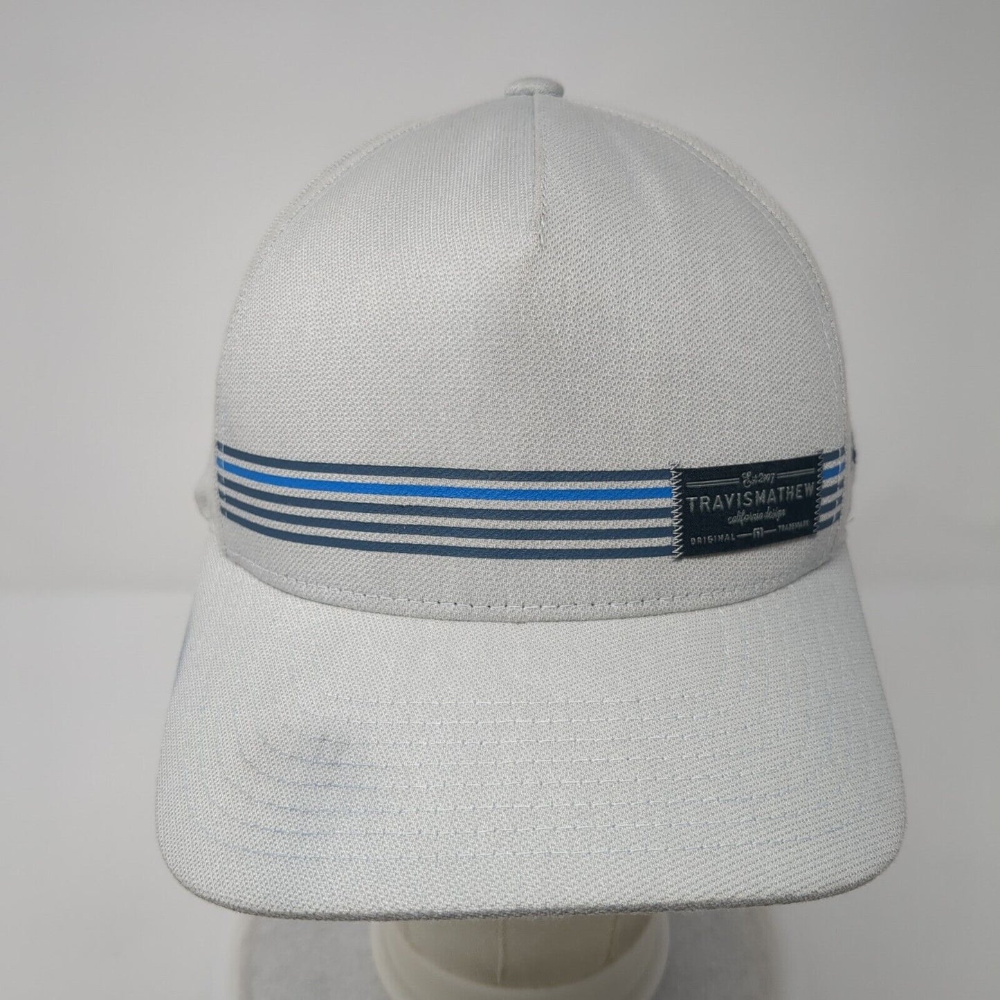 Travis Matthew Snapback Hat Gray One Size Adjustable 110 Flexfit Tech Yupoong