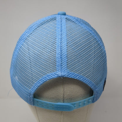 Kaialoha Supply Maui Snapback Trucker Hat Blue One Size Adjustable Mesh Back