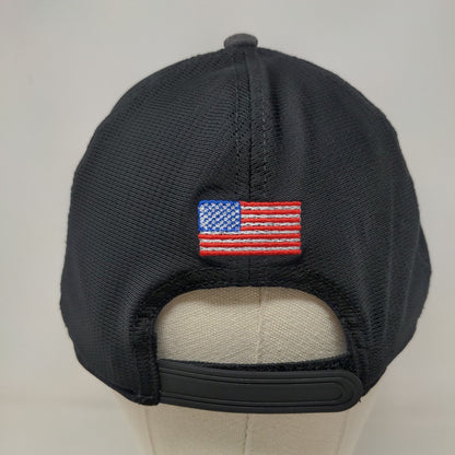 Cap America Men's Strapback Hat Gray Indiana Oxygen Embroidered Logo