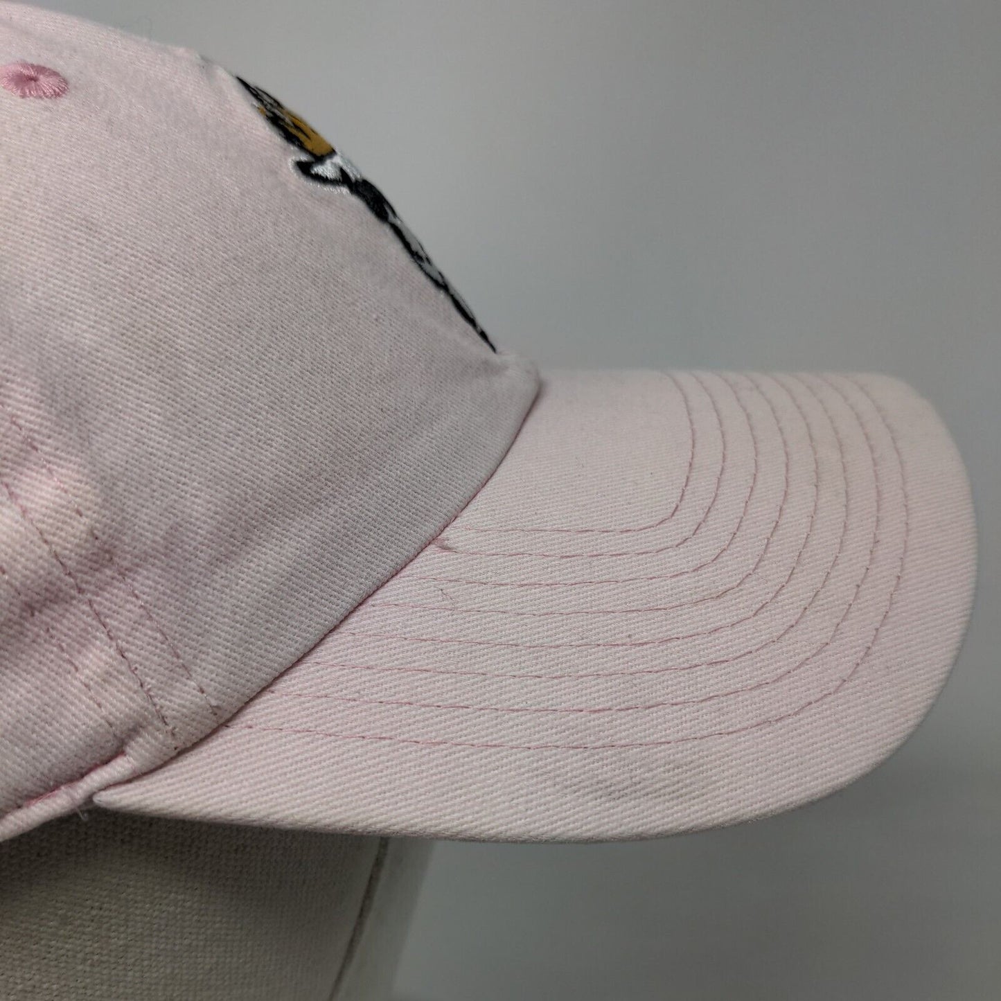 Goat USA Slideback Hat Pink OSFA Embroidered Adjustable Vent Holes