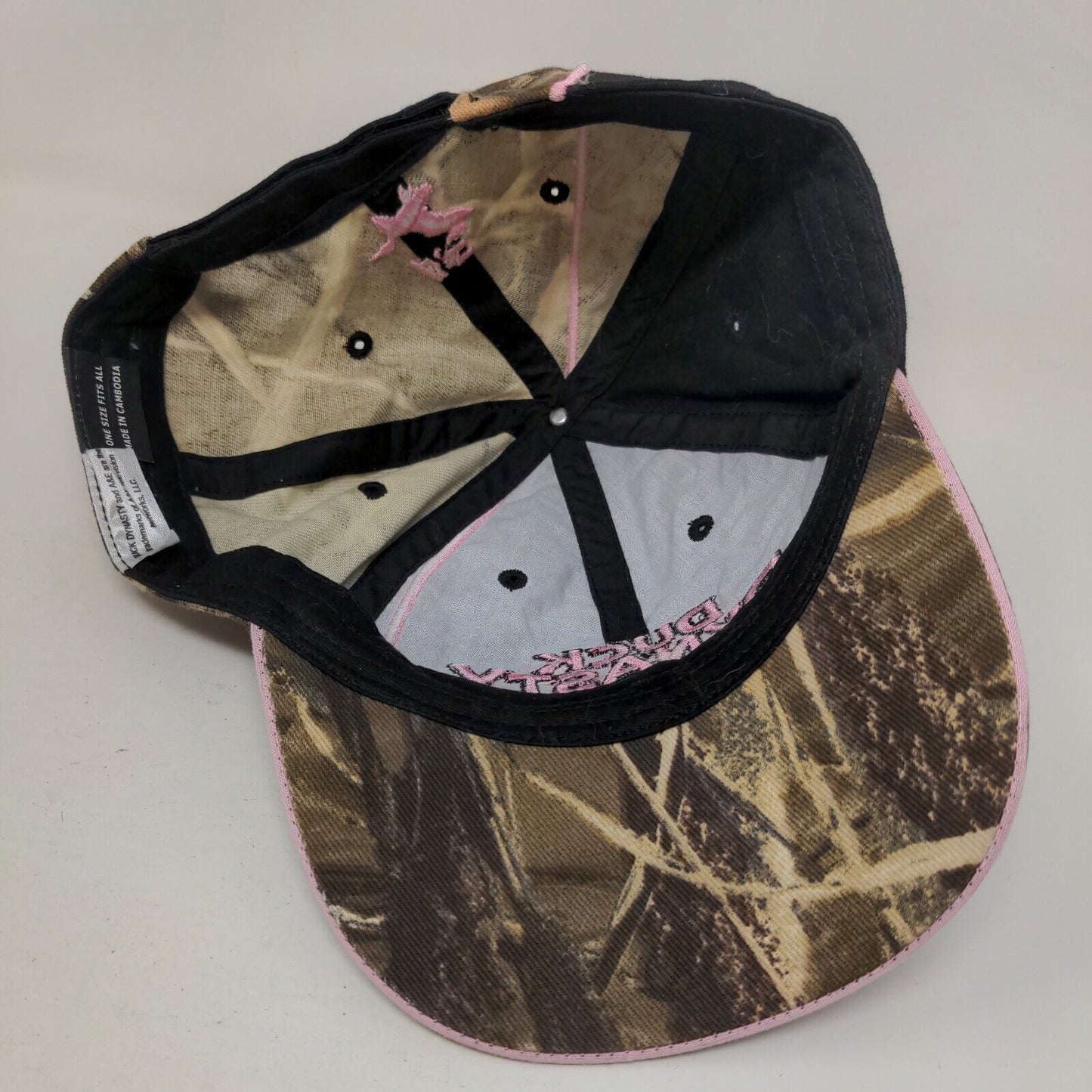 Duck Dynasty Strapback Hat Multicolor OSFA Adjustable Embroidered Camouflage A&E