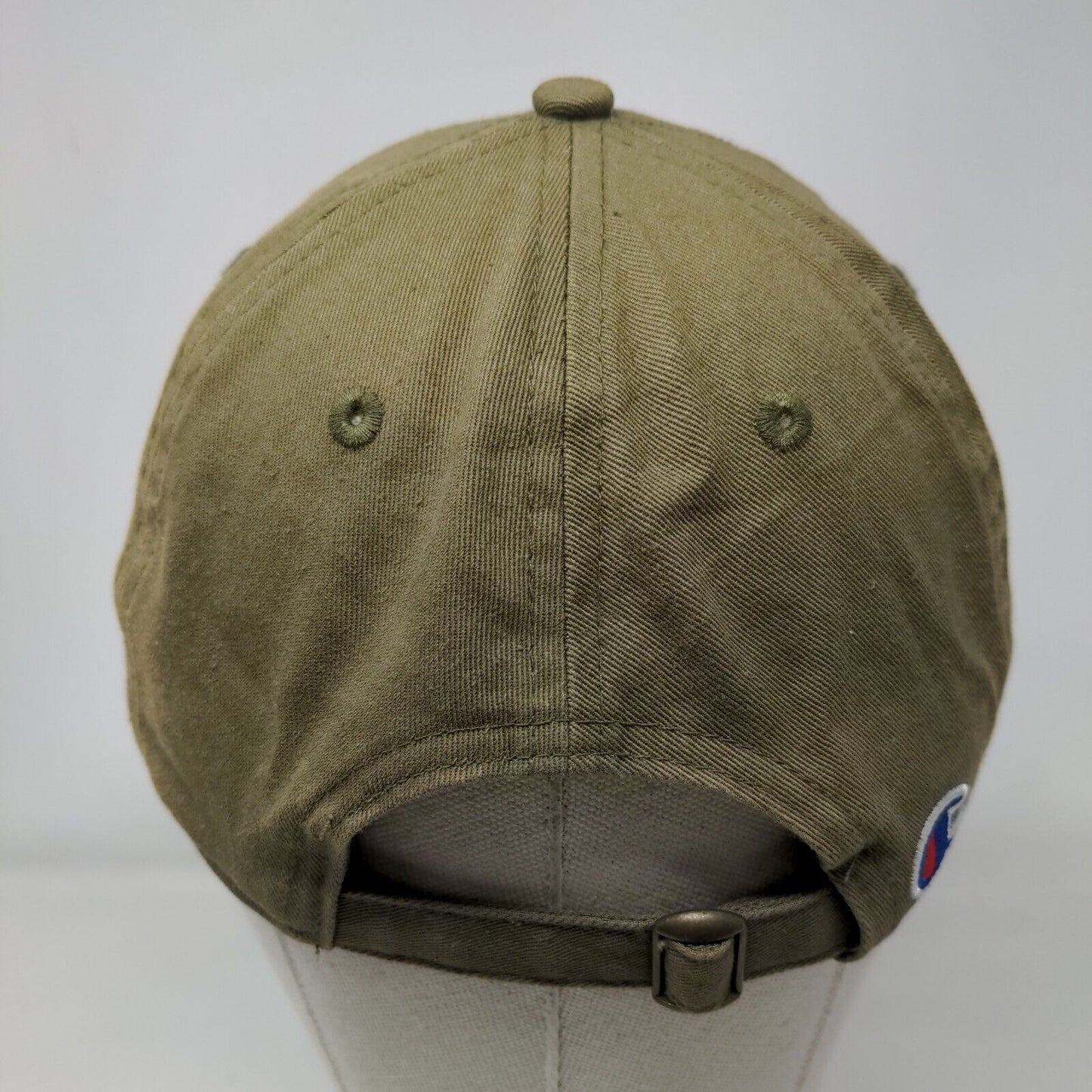 Champion Slideback Hat Green OSFA Adjustable Solid Vent Holes