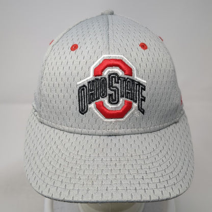 Signatures Ohio State Buckeyes NCAA Gray One Size Mesh Snapback Cap Hat Logo