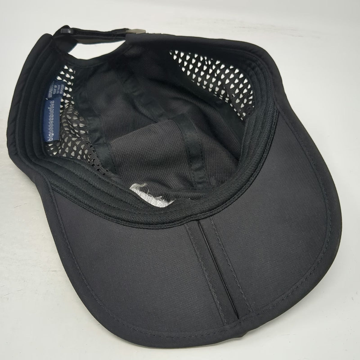 Big Accessories 5 Panel Black Hat OSFM Newburgh Brewing Company Mesh Foldable