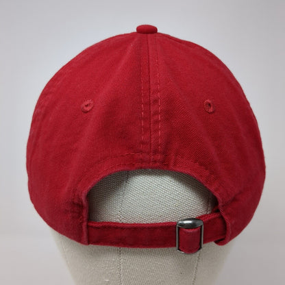 Minnie Mouse Slideback Hat Red One Size Adjustable Embroidered 6 Panel Disney