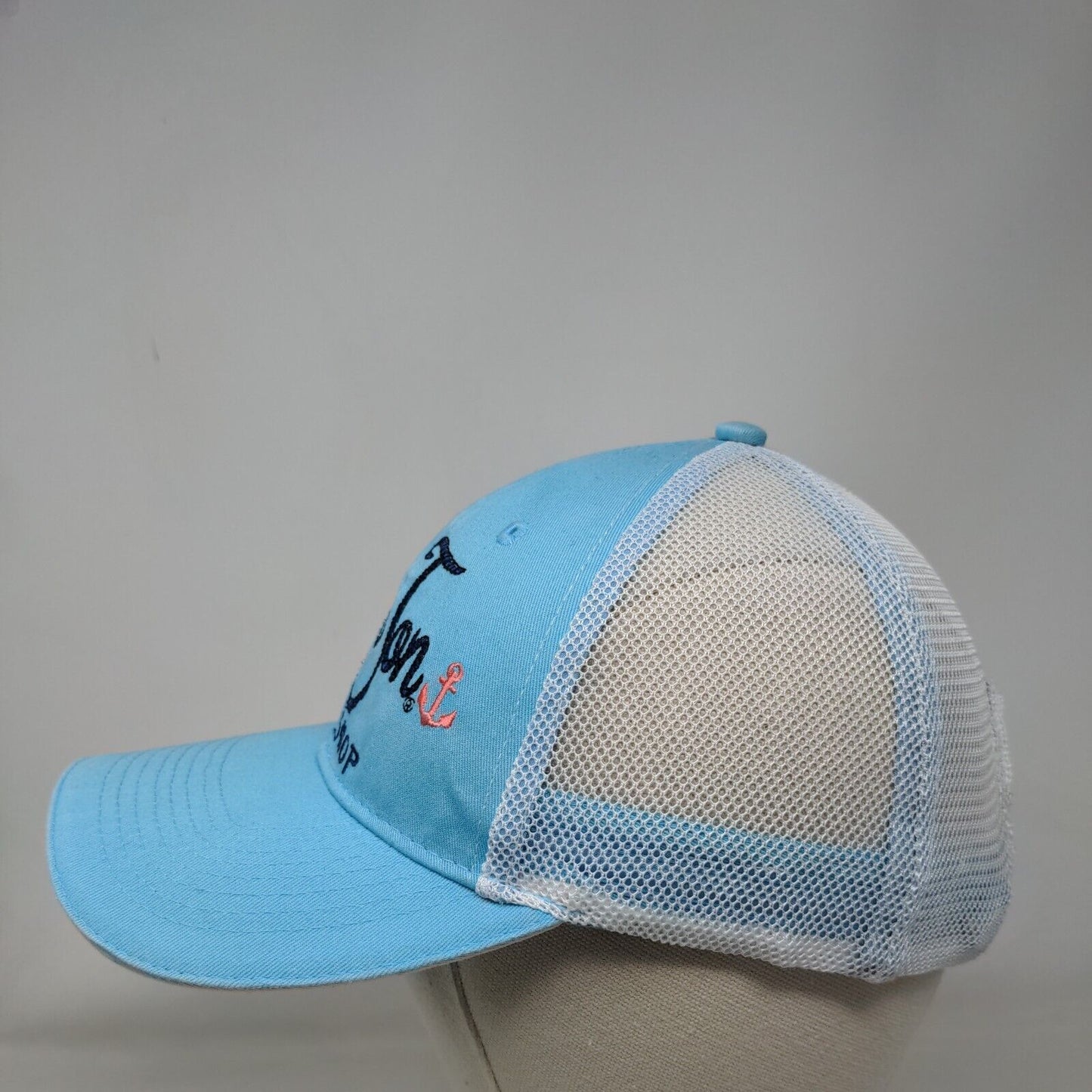 Ron Jon Surf Shop Cozumel Strapback Trucker Hat Blue OSFM Adjustable Mesh Back