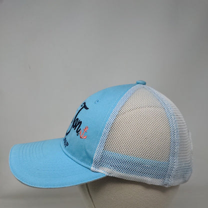 Ron Jon Surf Shop Cozumel Strapback Trucker Hat Blue OSFM Adjustable Mesh Back