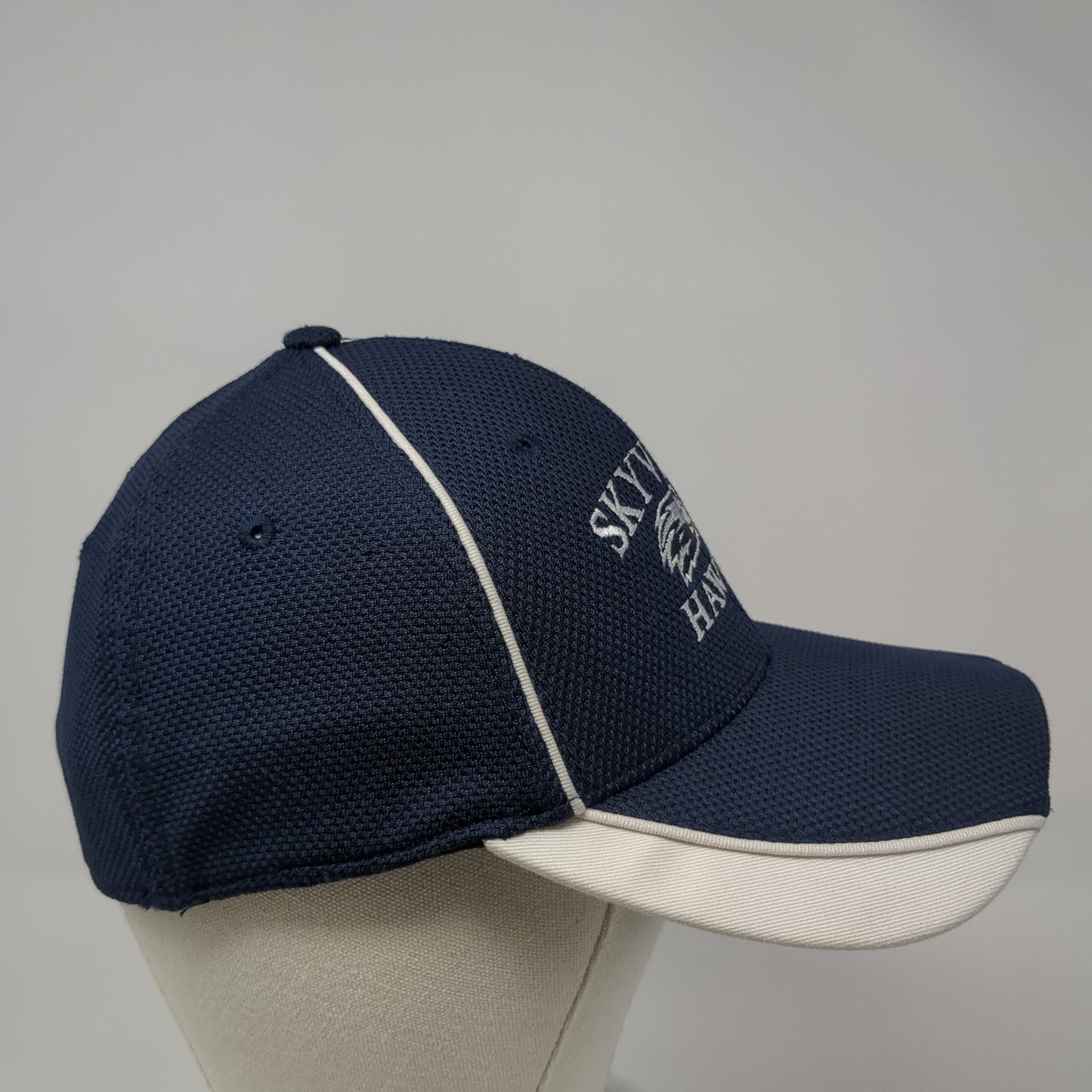 Skyview Hawks Fitted Hat Blue Medium Embroidered New Era 39Thirty