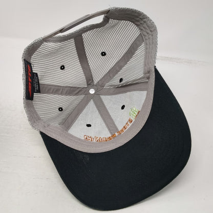Otto Trucker Hat Black Gray One Size Steve Regan Co Logo Mesh Snapback Workwear