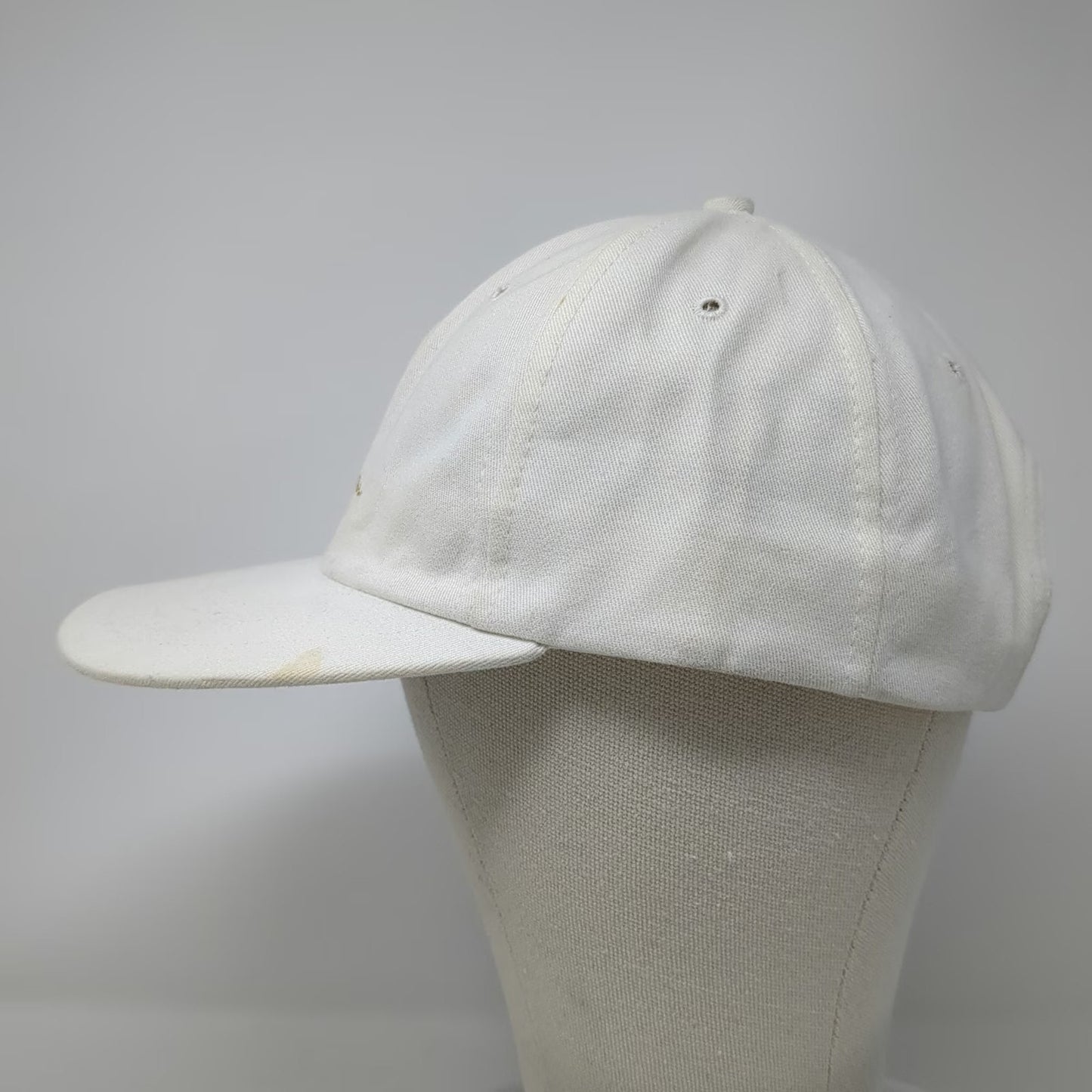 Texace Cap White OSFM Johnny Miller Eagle Signature Golf Hat Vintage Made In USA
