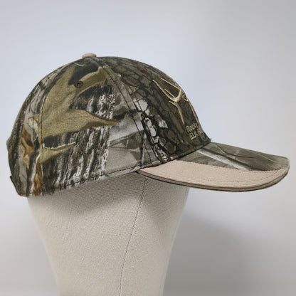 Outdoor Cap Rocky Mountain Elk Foundation Camo Green Hat Baseball Cap One Size