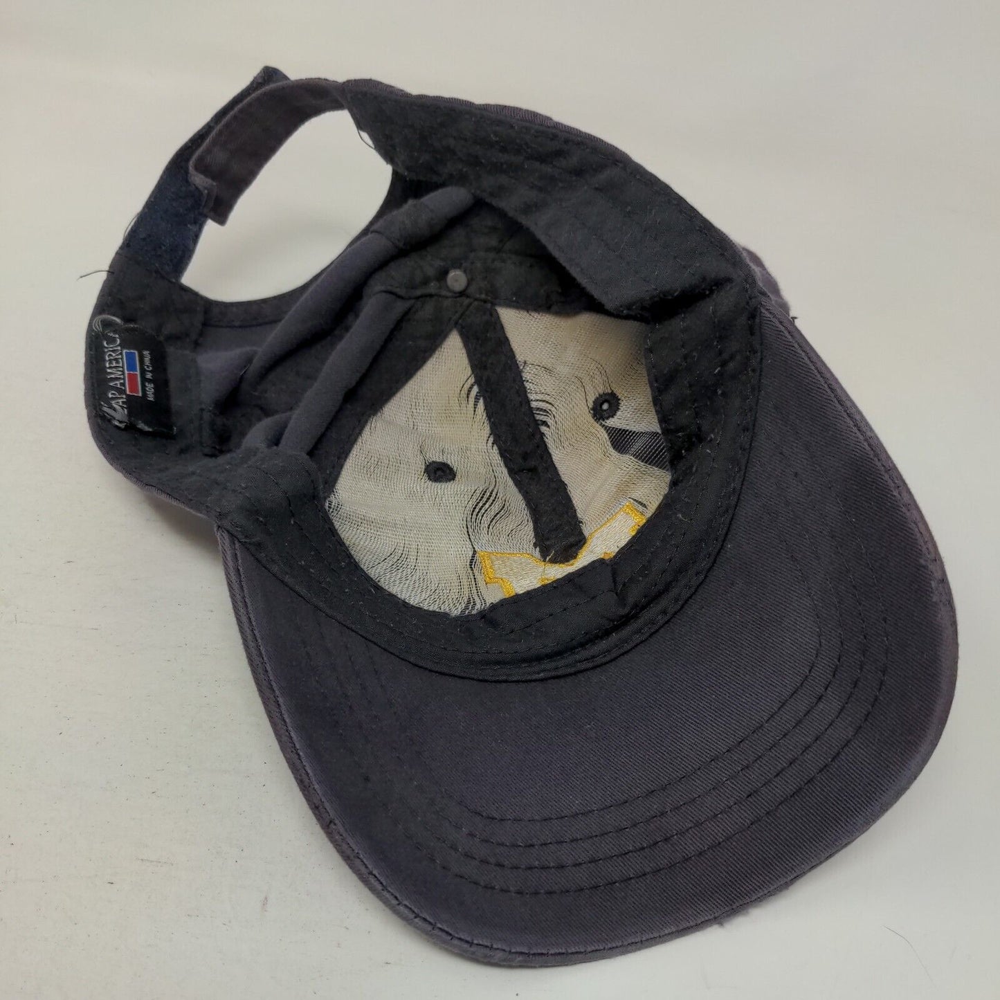 Michigan Wolverines Strapback Hat Blue Embroidered Logo Cap America NCAA