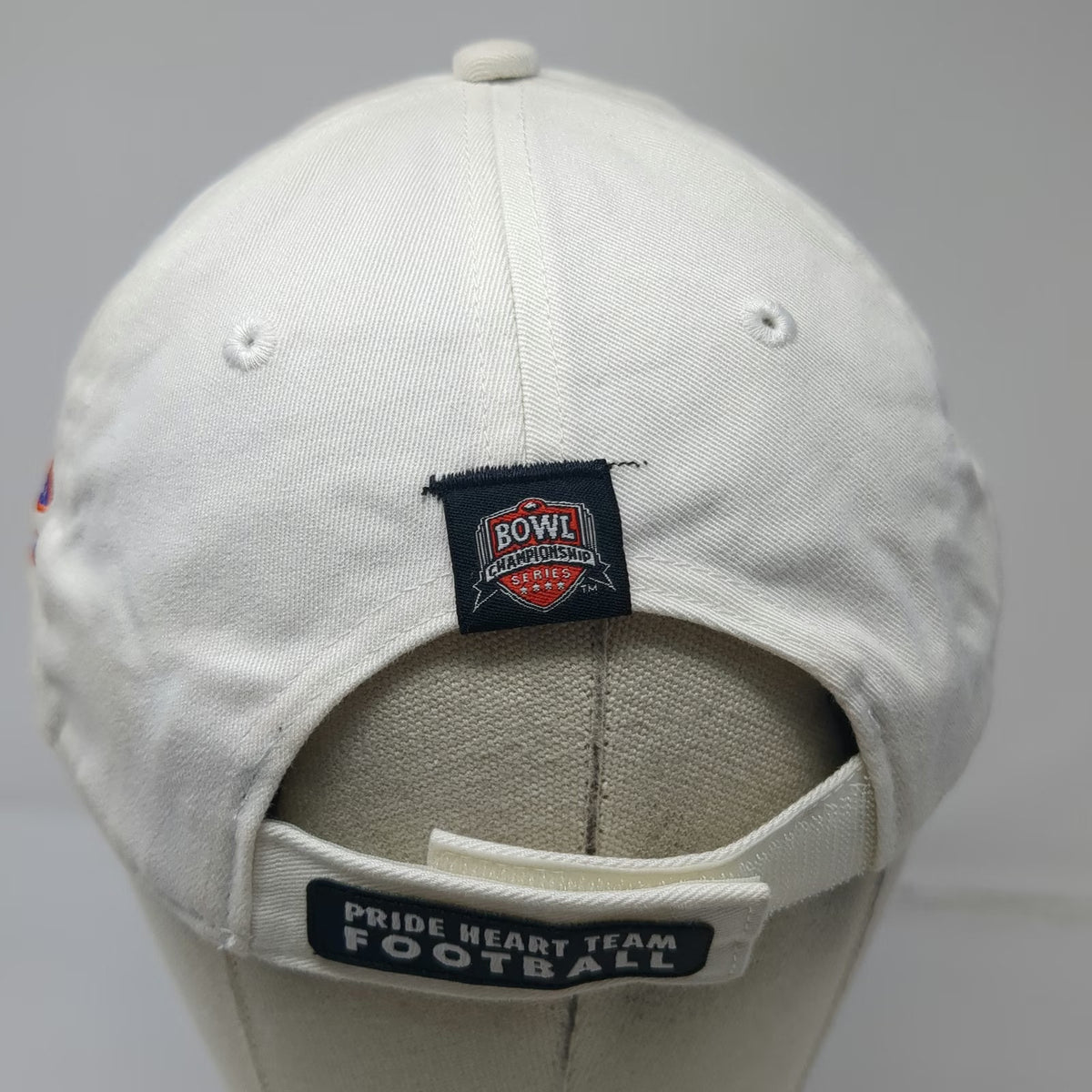 Nike Boise State Broncos NCAA 2007 Fiesta Bowl White OSFM Strapback Hat Football