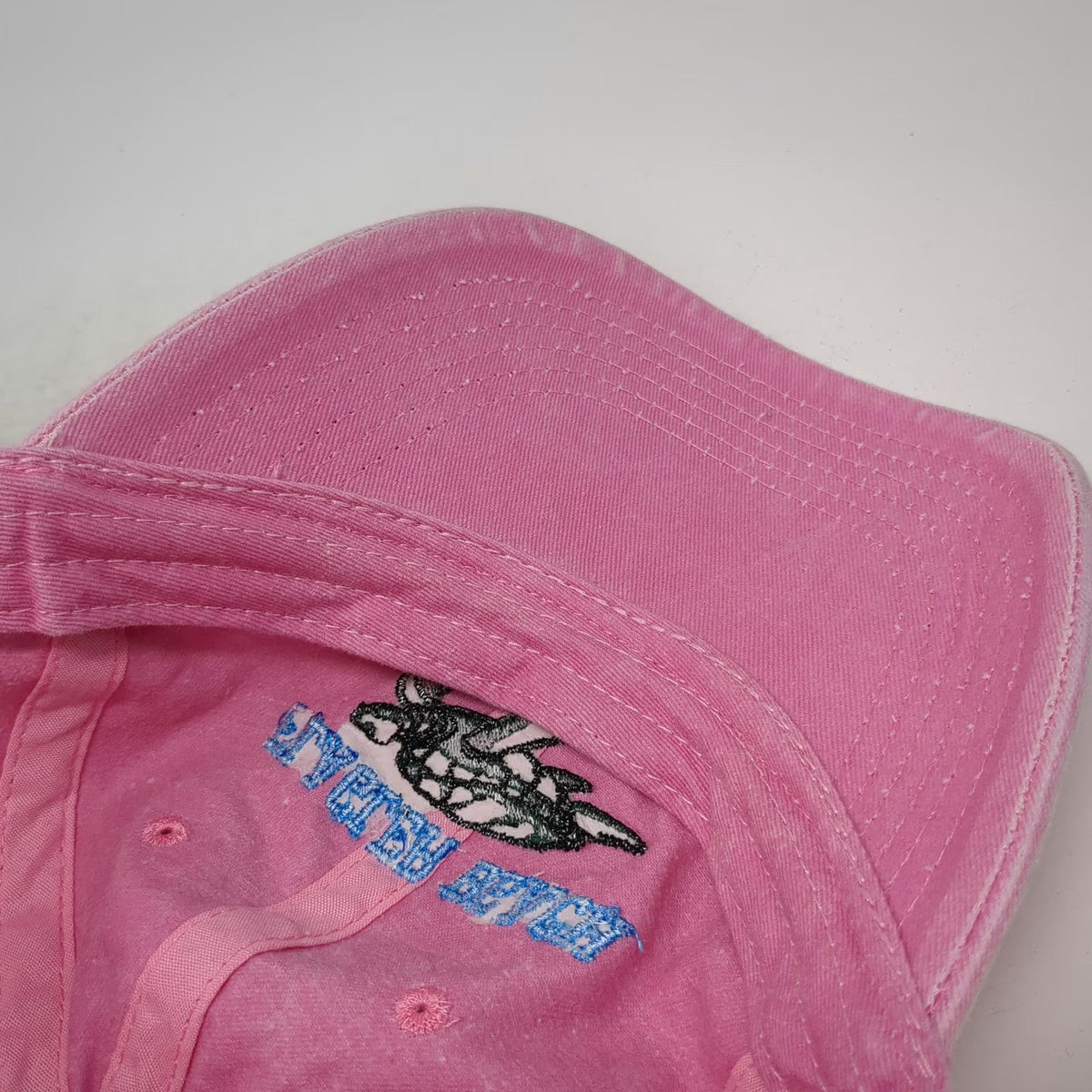 Ben Kaufman Pink Baseball Cap One Size Flagler Beach Sea Turtle Strapback Hat