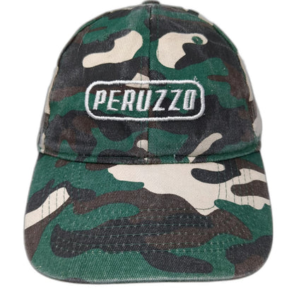 3 Cime Peruzzo Baseball Cap Green Camo One Size Strapback Cotton Bike Logo Hat