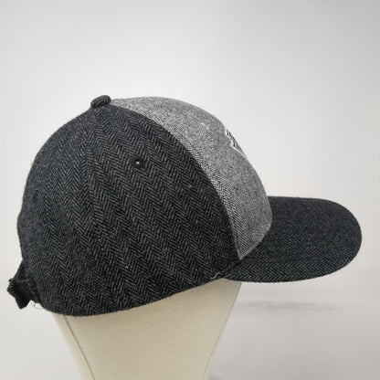 Gray Myrtle Beach SC Baseball Cap One Size Herringbone Tweed Strapback Patch Hat