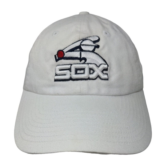 New Era Wome's Slideback Hat White Adjustable Chicago White Sox Logo Embroidered