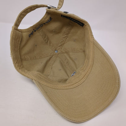 US Polo Assn. Slideback Baseball Cap Brown One Size Adjustable Embroidered