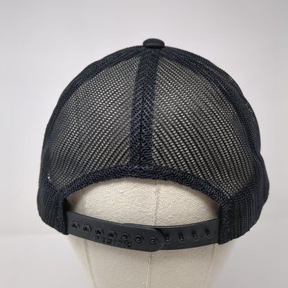 Kuna Snapback Mesh Back Trucker Hat Black One Size Pacific Headwear