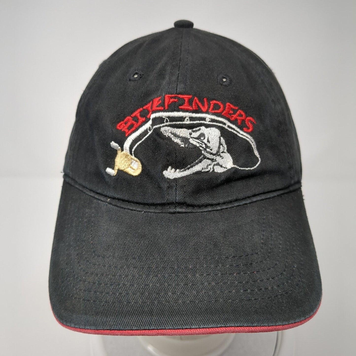 Bite Finders Slideback Hat Black OS Adjustable Embroidered Pacific Headwear