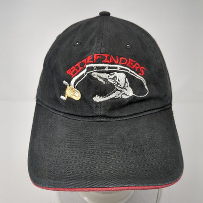 Bite Finders Slideback Hat Black OS Adjustable Embroidered Pacific Headwear