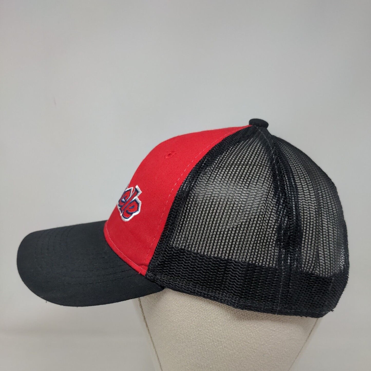 Miracle Snapback Mesh Back Trucker Hat Black OSFM Palm Tree OC Sports