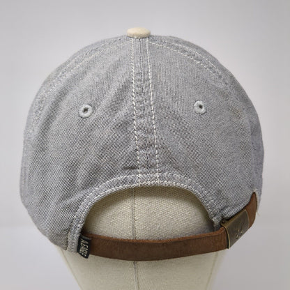 American Eagle Outfitters Patch Slideback Hat Gray One Size Leather Strap
