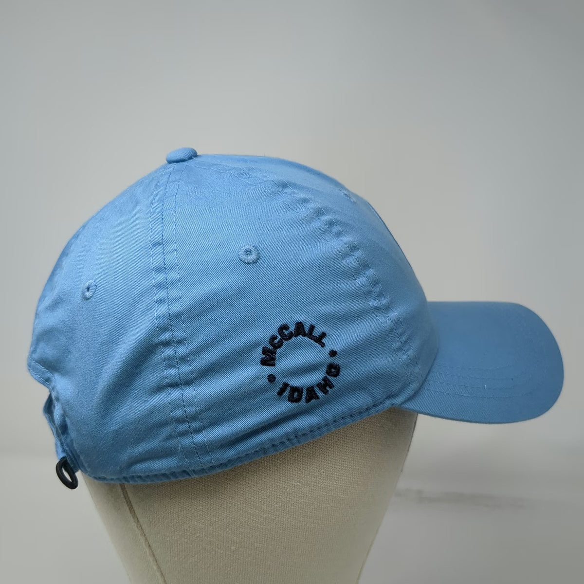 ahead Baseball Cap Blue One Size Mile High Marina McCall Idaho Cotton Hat Patch