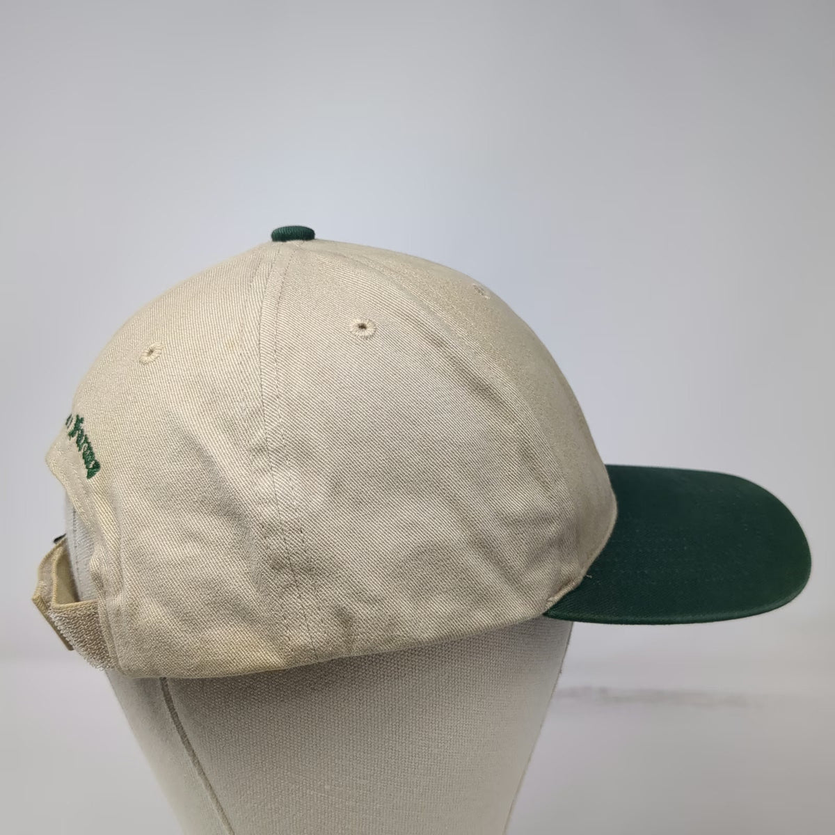 Richardson Baseball Cap Beige Green One Size Yule Tree Farms Hat 203 Strapback