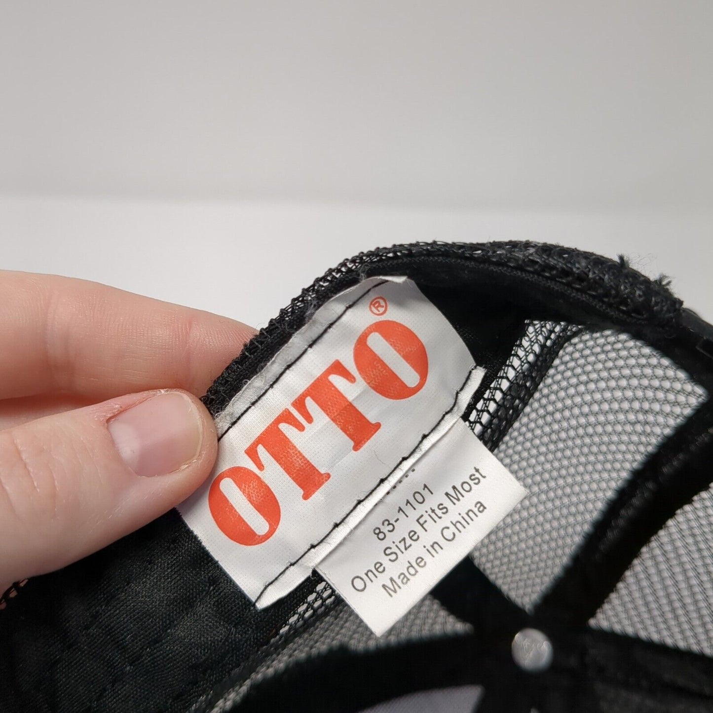 Visit Boise Snapback Trucker Hat Black One Size Adjustable Mesh Back Otto