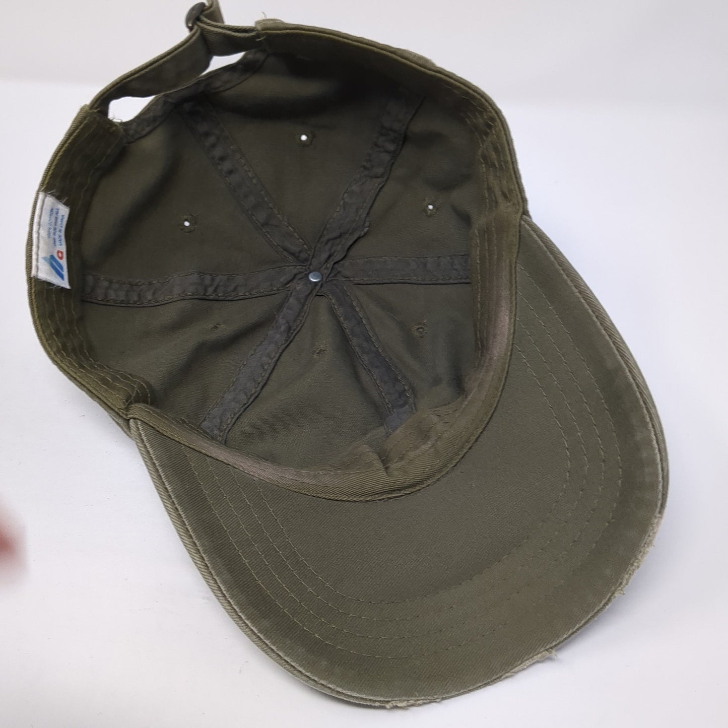 Meramec River Slideback Hat Green One Size Adjustable Embroidered HG