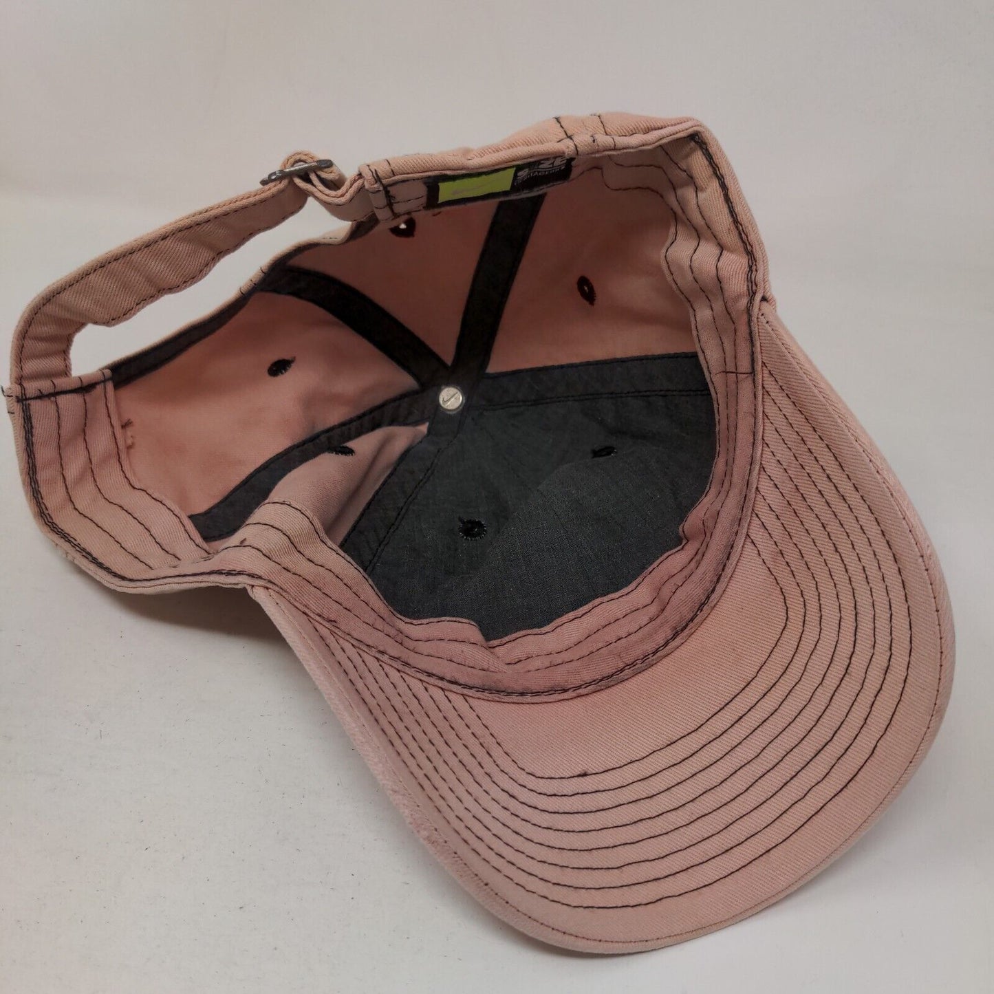 Nike Swoosh Slideback Hat Pink One Size Embroidered 6 Panel Heritage 86