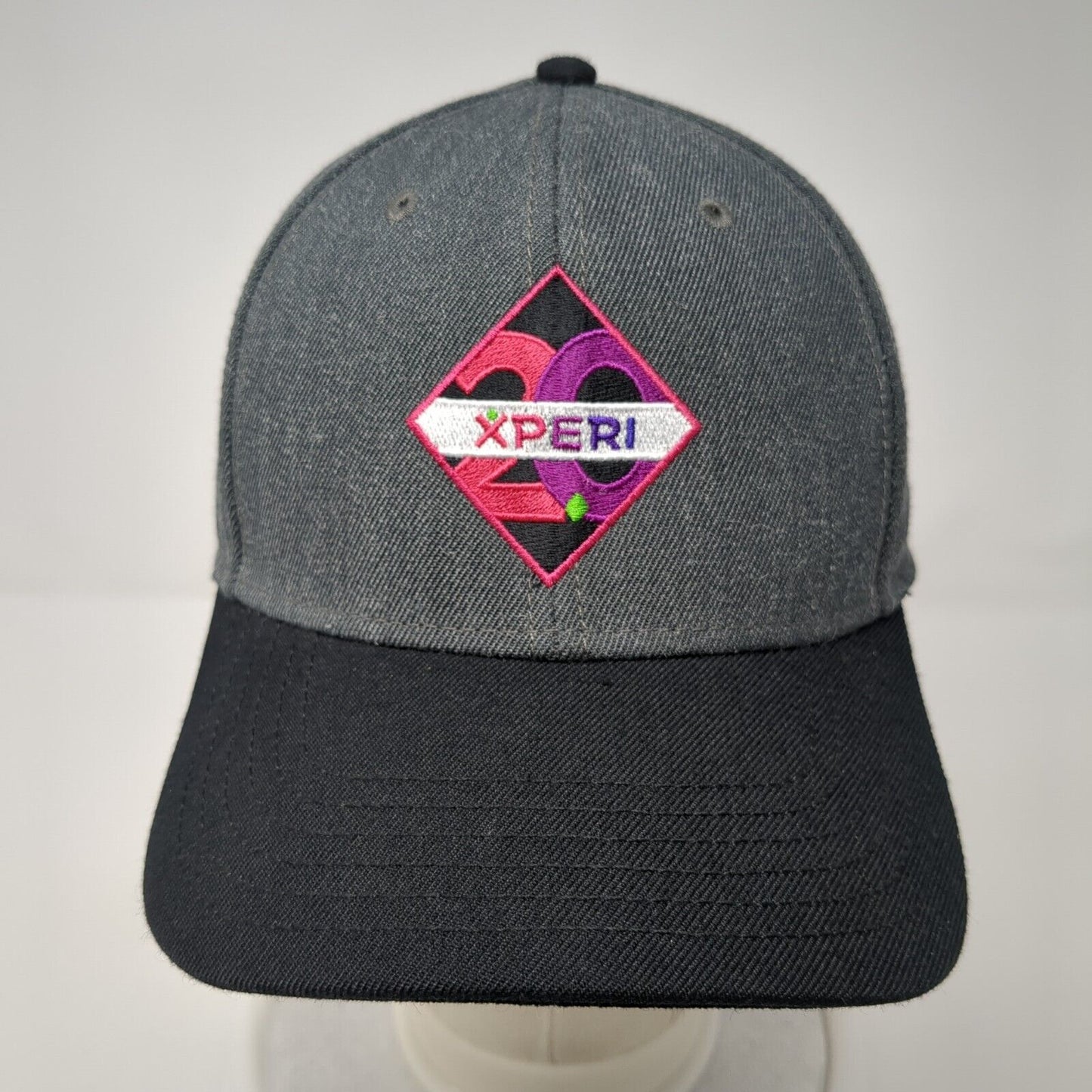 Xperi TiVo Snapback Hat Gray One Size Embroidered Colorblock Otto